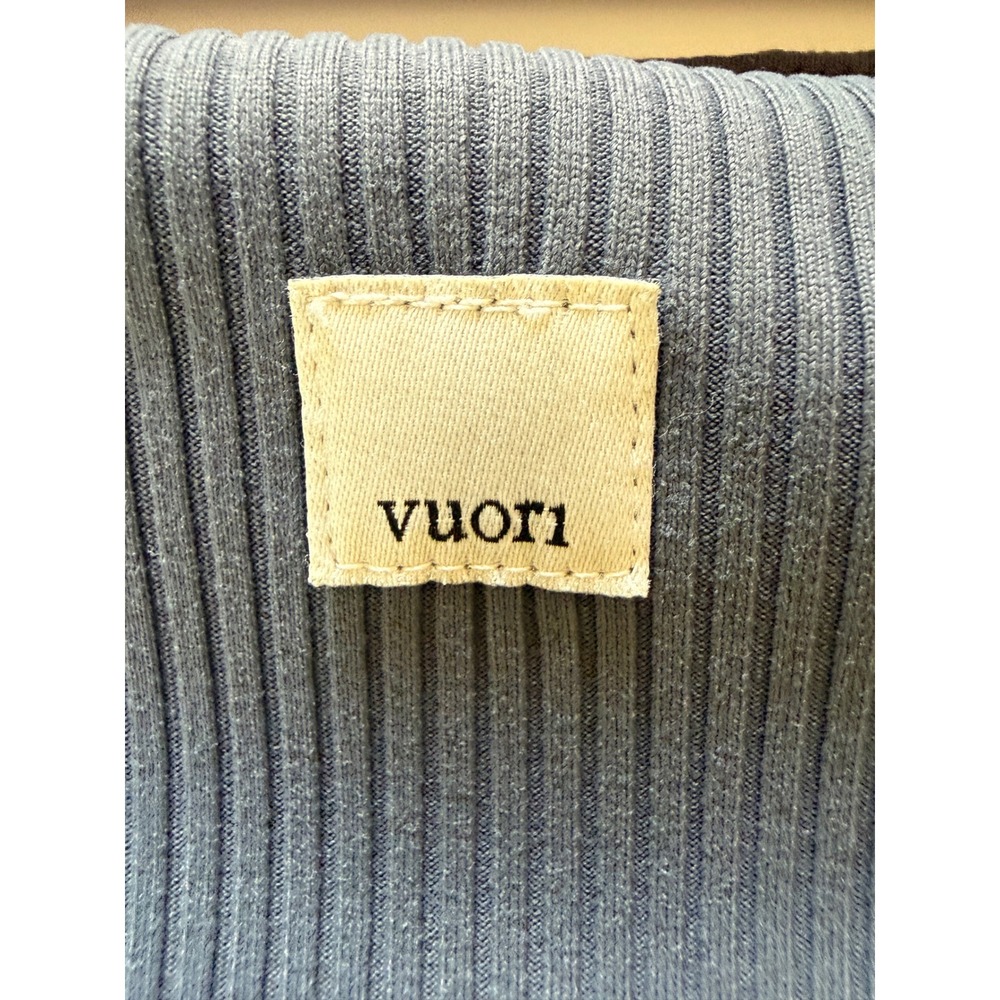 Vuori Womens Studio Pocket Biker Shorts High Rise Ribbed Waistband Size S Gym - Picture 7 of 9